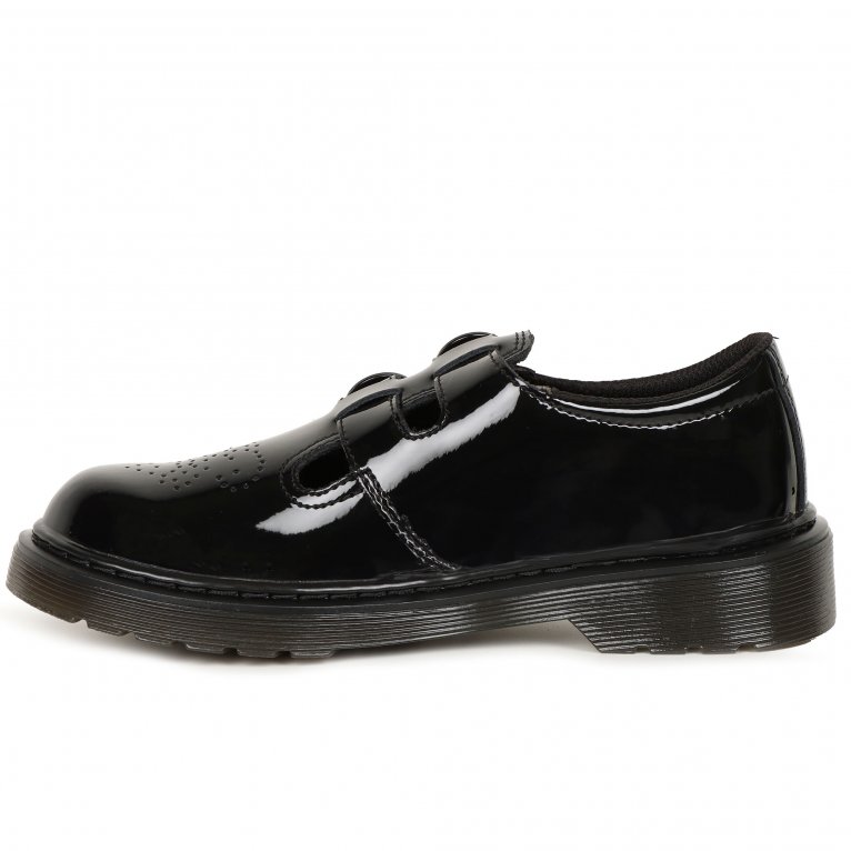 Charles Clinkard Dr. Martens 8065 Buckle Junior Girls School Shoes