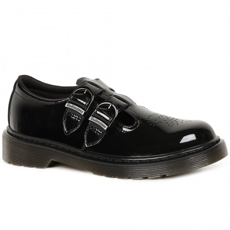 charles clinkard Dr. Martens 8065 Buckle Senior Girls School Shoes