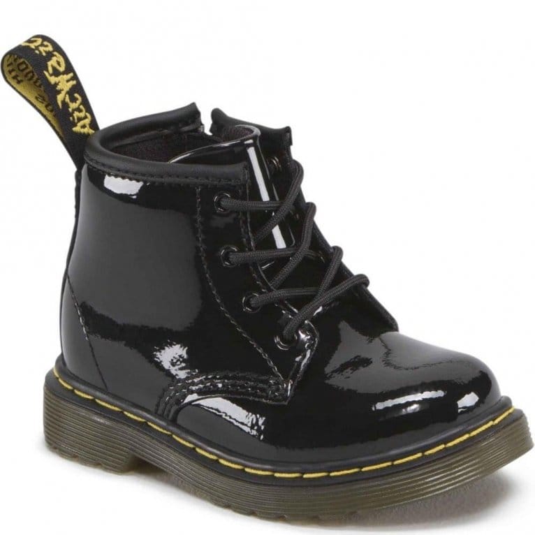 charles clinkard Dr. Martens Brooklee B Infant Girls Black Zip Boots
