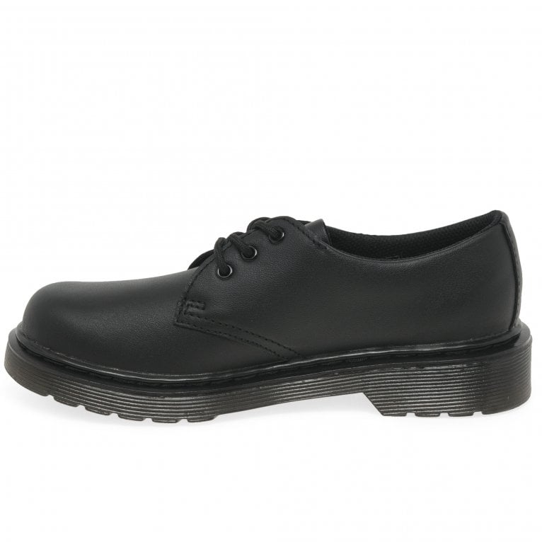 Charles Clinkard Dr. Martens Everley Junior 3 Eye Boys School Shoes