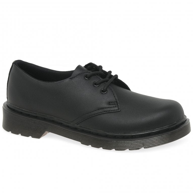 charles clinkard Dr. Martens Everley Junior 3 Eye Boys School Shoes