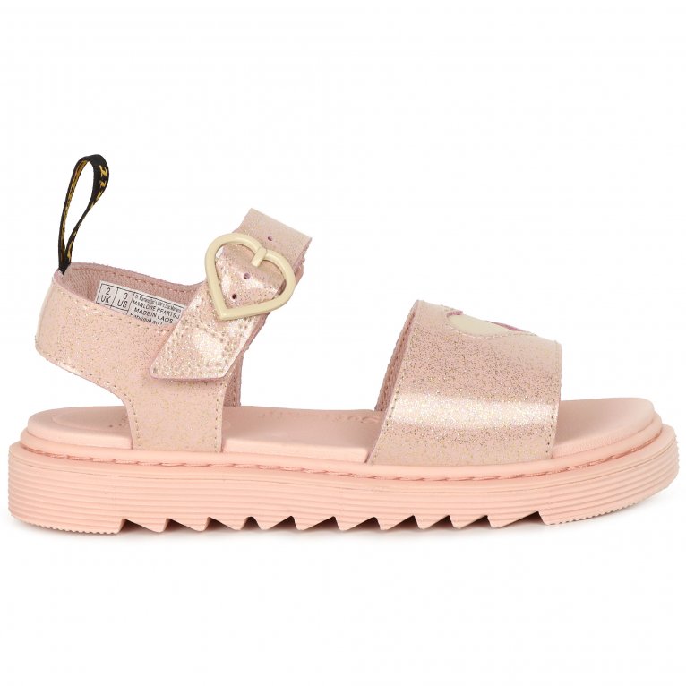 Charles Clinkard Dr. Martens Marlowe Hearts Junior Girls Sandals