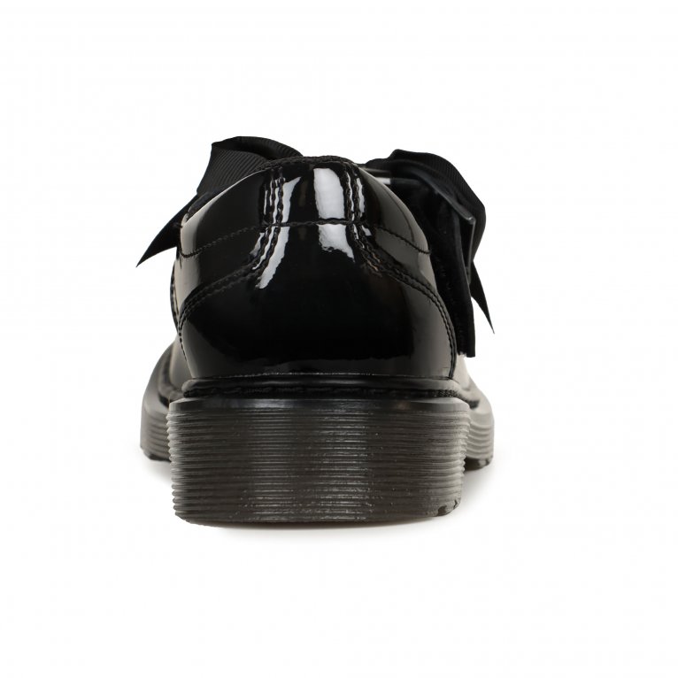 Charles Clinkard Dr. Martens Polley II Bow Girls Junior School Shoes
