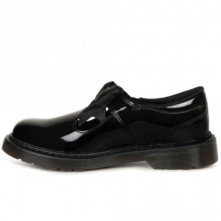 Charles Clinkard Dr. Martens Polley II Bow Girls Senior School Shoes