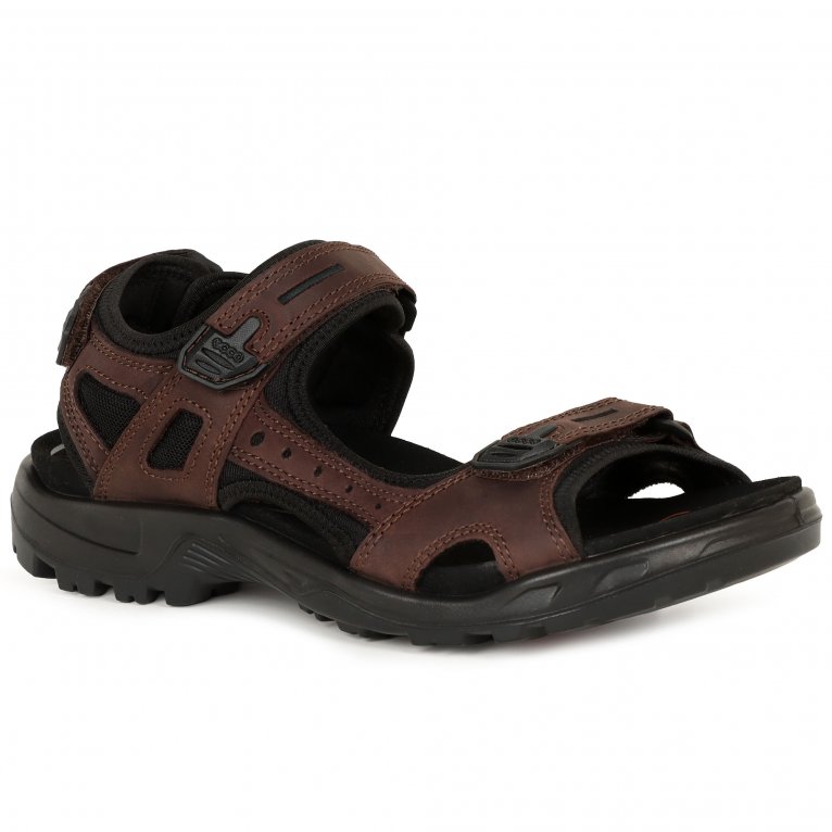 charles clinkard Ecco Yucatan Mens Rip Tape Fastening Sandals