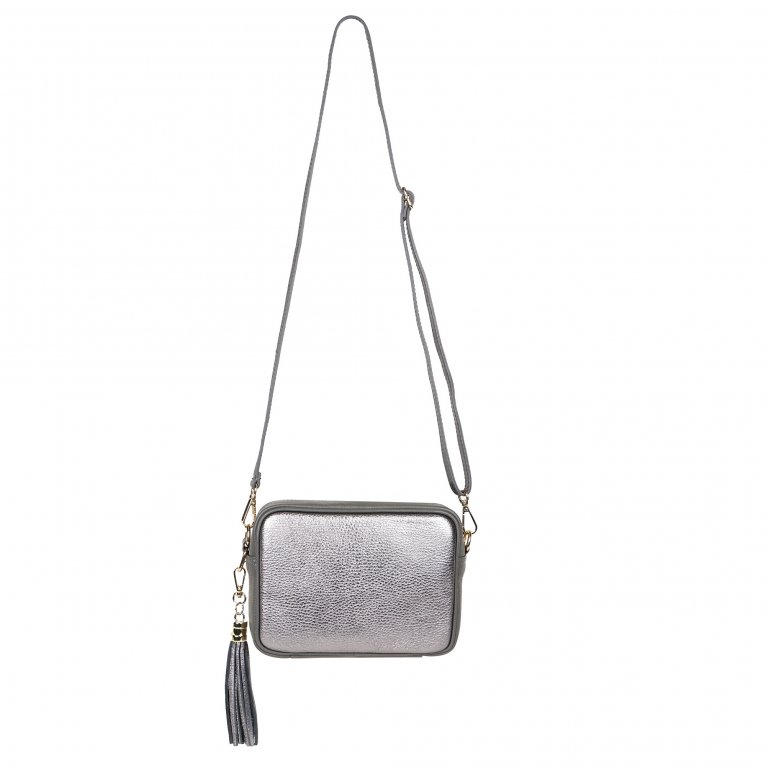 Charles Clinkard Elie Beaumont Metallic Blend Womens Crossbody Bag