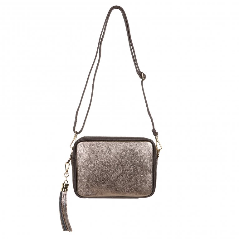 Charles Clinkard Elie Beaumont Metallic Blend Womens Crossbody Bag