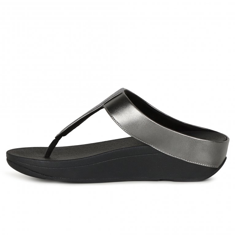 Charles Clinkard FitFlop Fino Glitterdust Womens Toe Post Sandals