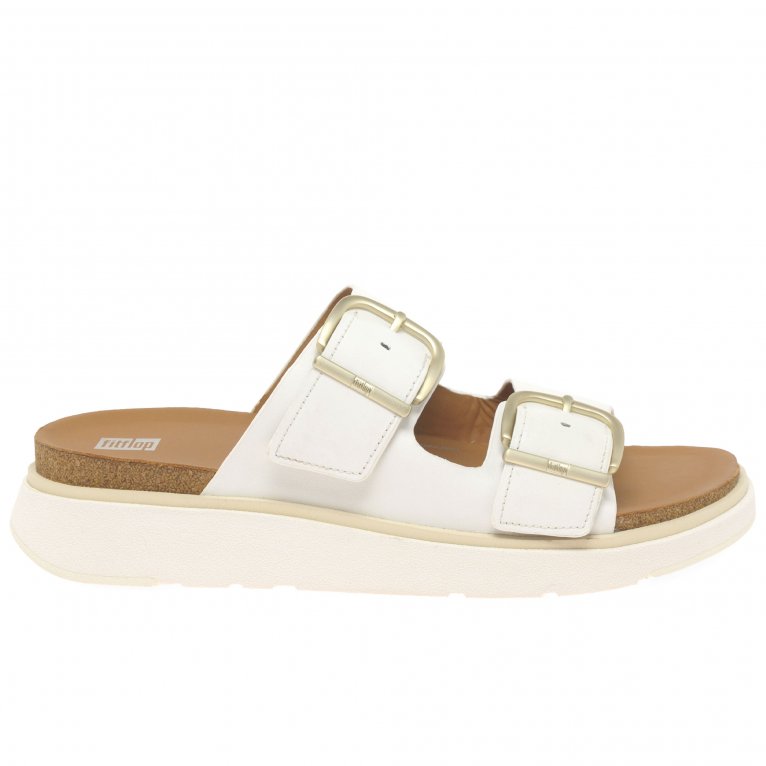 Charles Clinkard FitFlop Gen-FF Two Bar Buckle Slide Womens Sandals