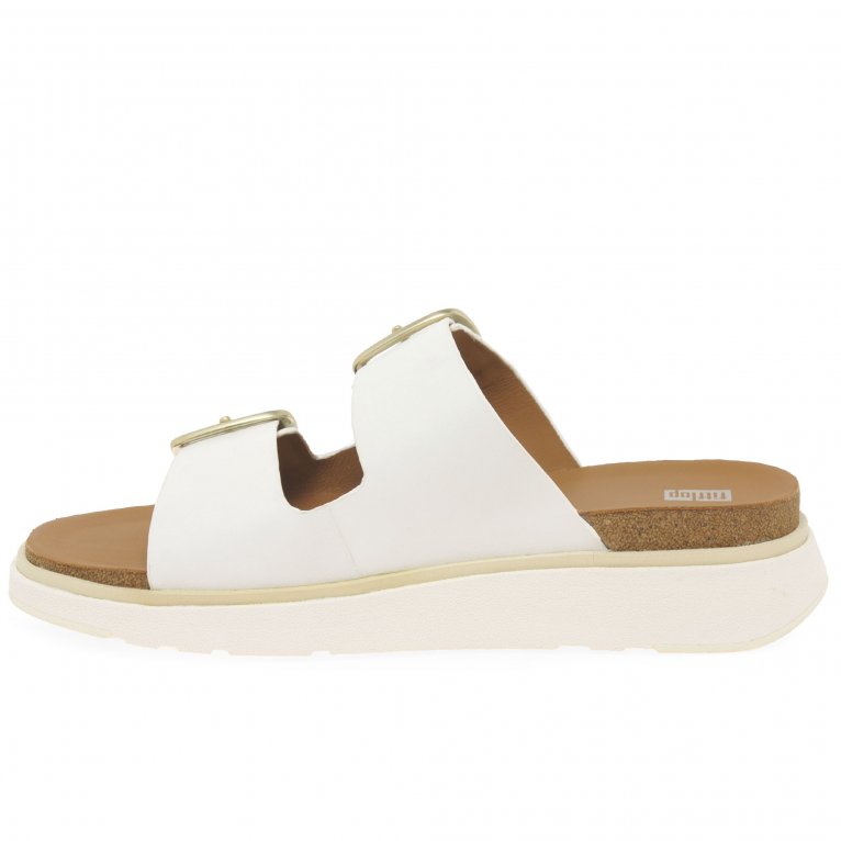 Charles Clinkard FitFlop Gen-FF Two Bar Buckle Slide Womens Sandals