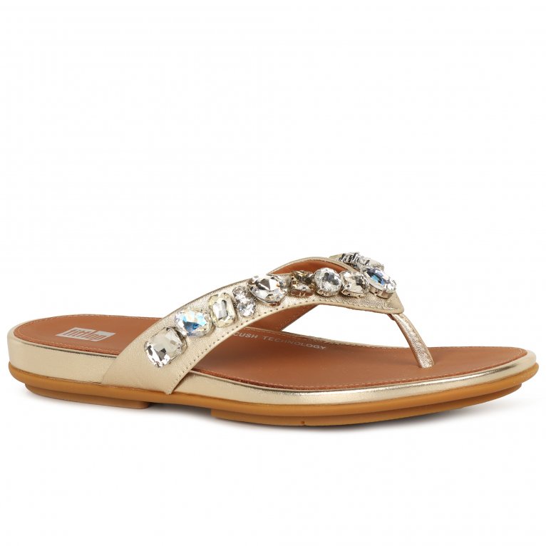 charles clinkard FitFlop Gracie Jewel Deluxe Womens Toe Post Sandals