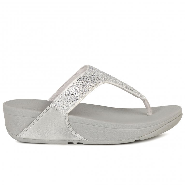 Charles Clinkard FitFlop Lulu Crystal Mix Womens Toe Post Sandals