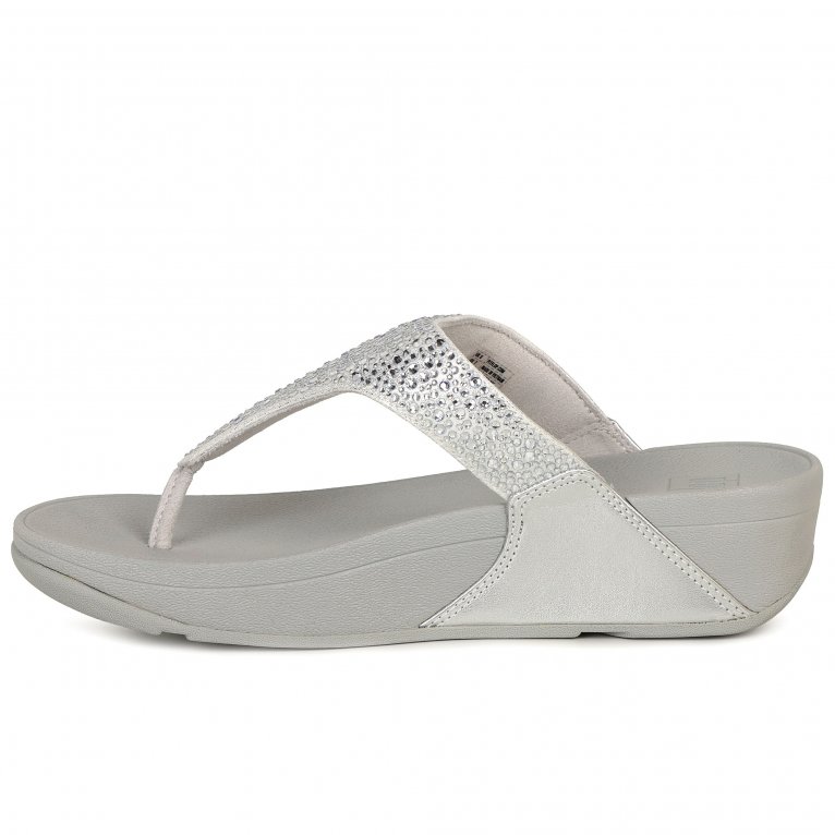 Charles Clinkard FitFlop Lulu Crystal Mix Womens Toe Post Sandals