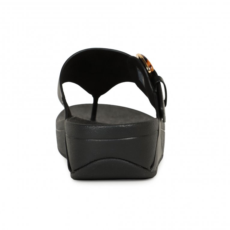 Charles Clinkard FitFlop Lulu Resin Buckle Womens Toe Post Sandals