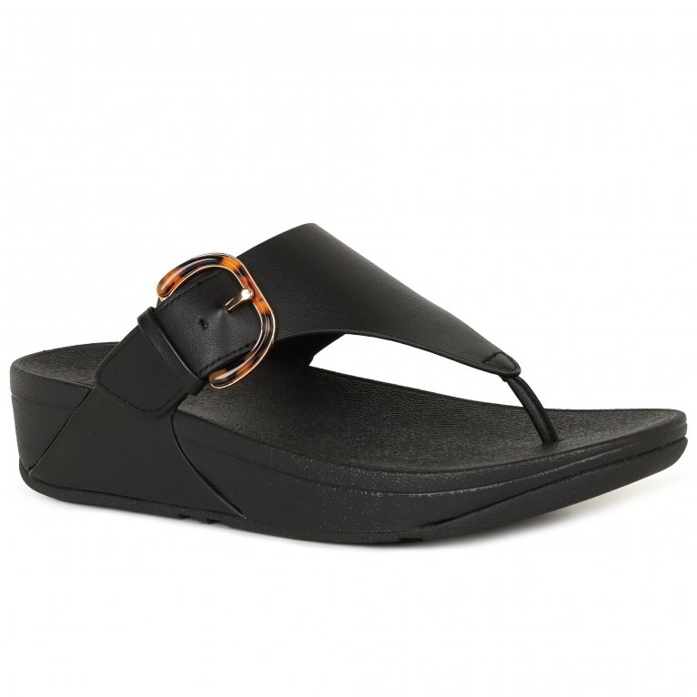 charles clinkard FitFlop Lulu Resin Buckle Womens Toe Post Sandals