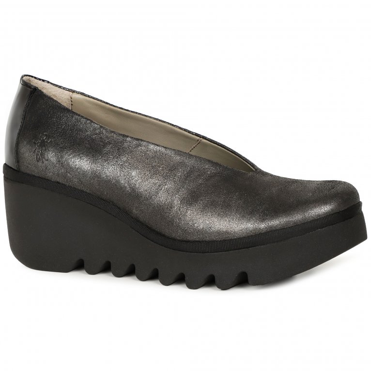 charles clinkard Fly London Beso Womens Wedge Heel Shoes