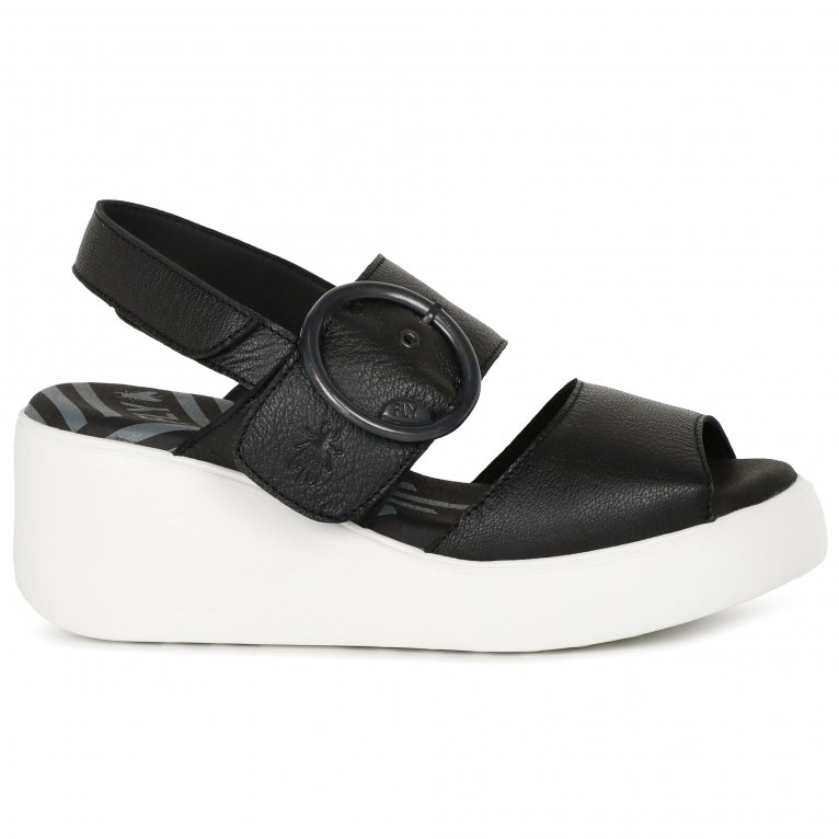 Charles Clinkard Fly London Digo Womens Wedge Heel Sandals