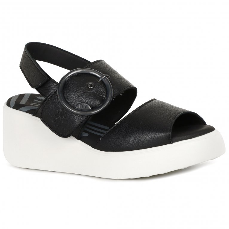 charles clinkard Fly London Digo Womens Wedge Heel Sandals