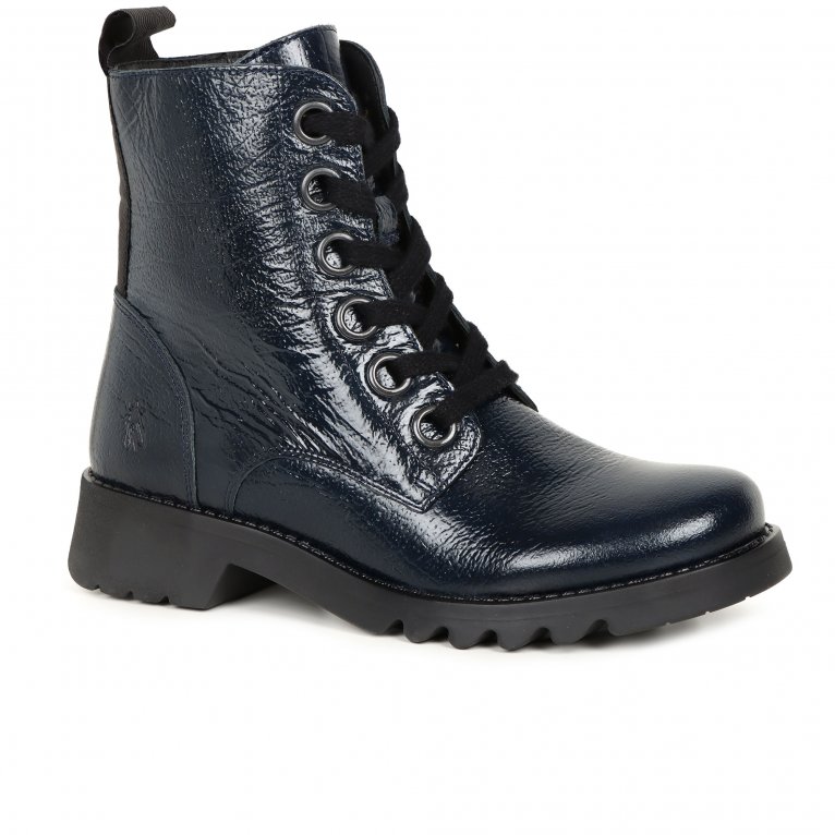 charles clinkard Fly London Ragi Womens Military Style Boots