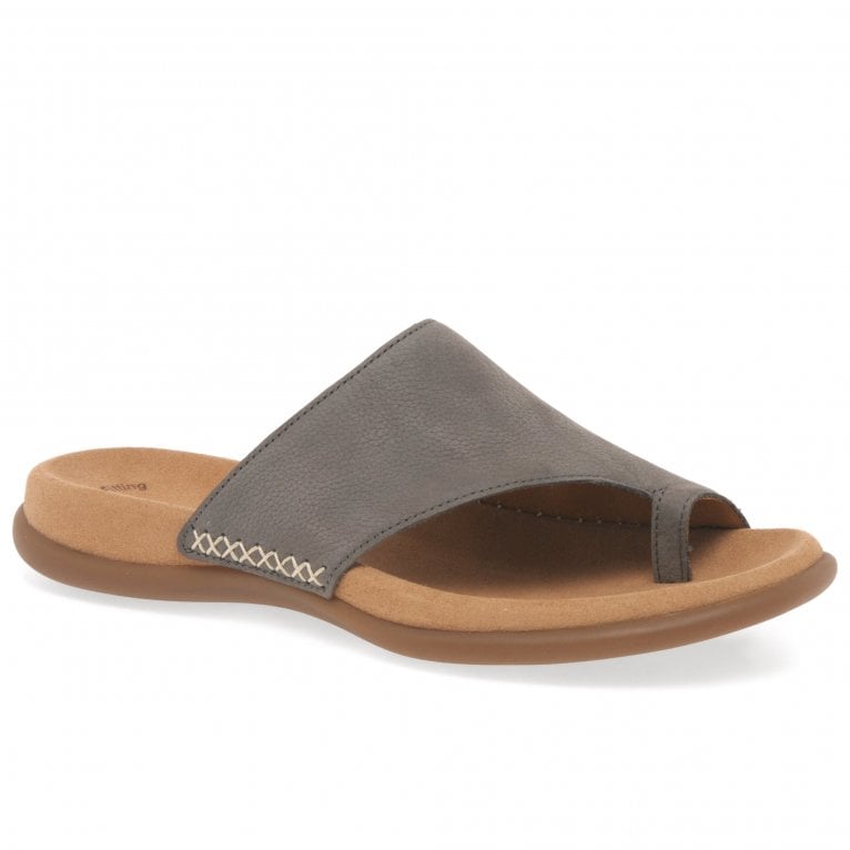 charles clinkard Gabor Lanzarote Toe Loop Womens Mules