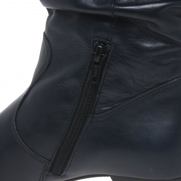 Charles Clinkard Gabor Rachel Leather Wide Fitting Boots