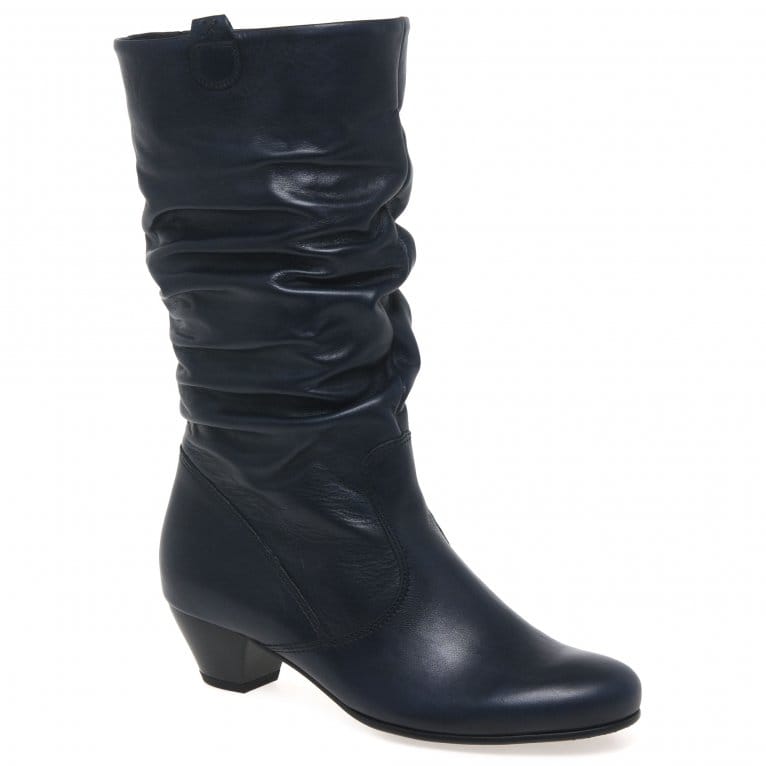charles clinkard Gabor Rachel Leather Wide Fitting Boots