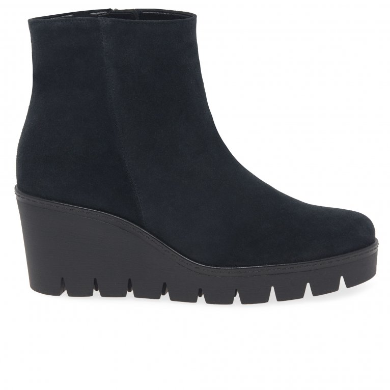 Charles Clinkard Gabor Utopia Womens Wedge Heel Ankle Boots