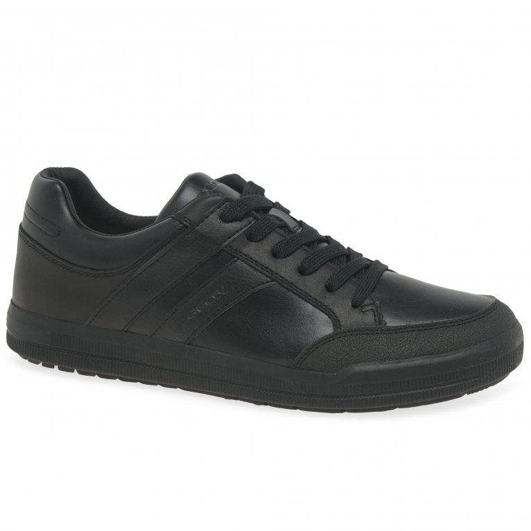 charles clinkard Geox Arzach Lace Boys Junior School Shoes