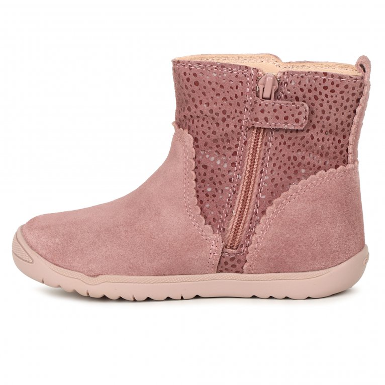 Charles Clinkard Geox B Macchia Calf Girls Infant Boots