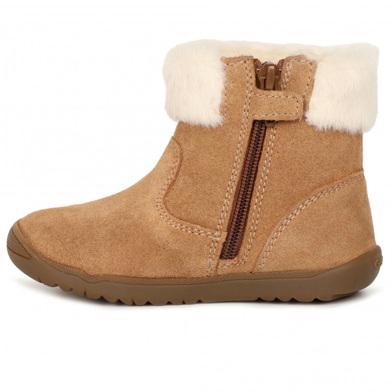 Charles Clinkard Geox B Macchia G Trim Girls Infant Boots