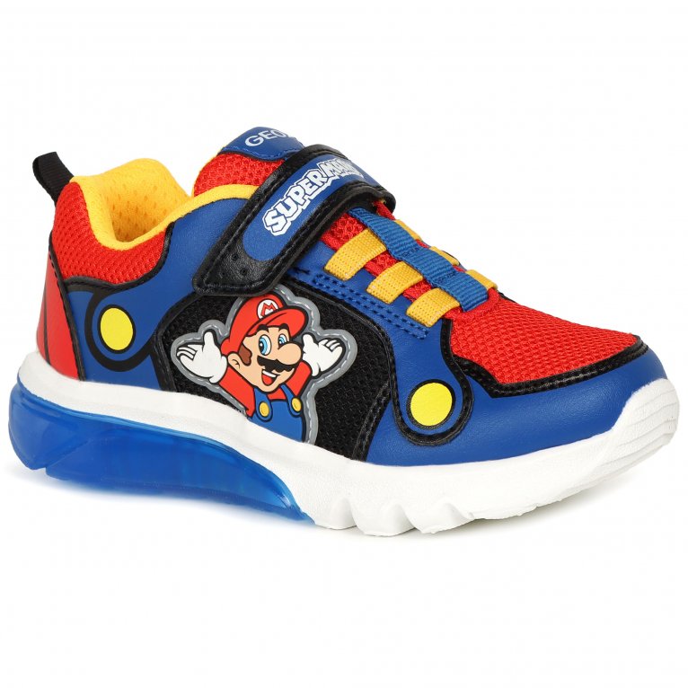 charles clinkard Geox Ciberdron Mario Boys Trainers