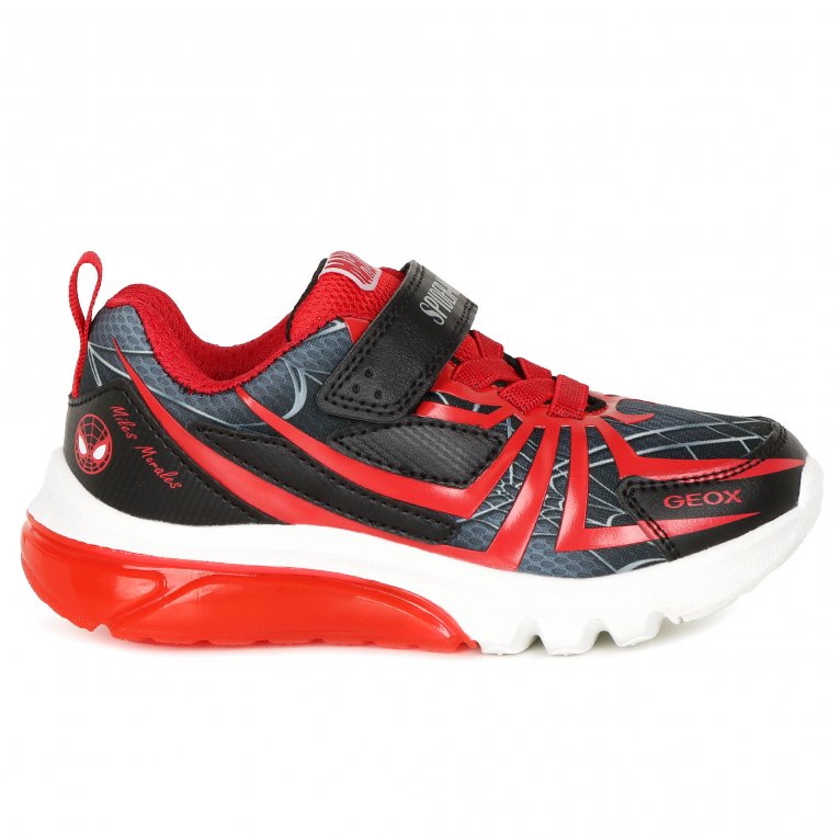 Charles Clinkard Geox J Ciberdron Spiderman Boys Trainers