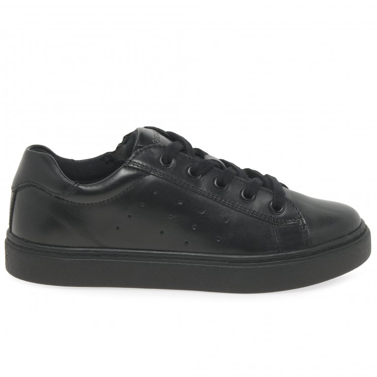 Charles Clinkard Geox J Nashik Boy Lace Kids Trainers
