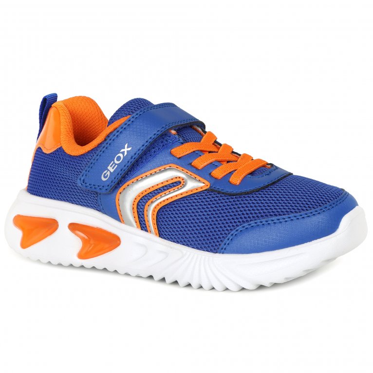charles clinkard Geox Junior Assisiter Kids Trainers
