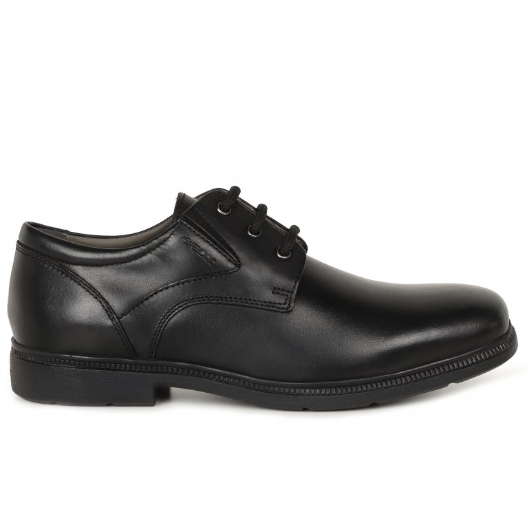 Charles Clinkard Geox Junior Federico Plain Boys Senior School Shoes