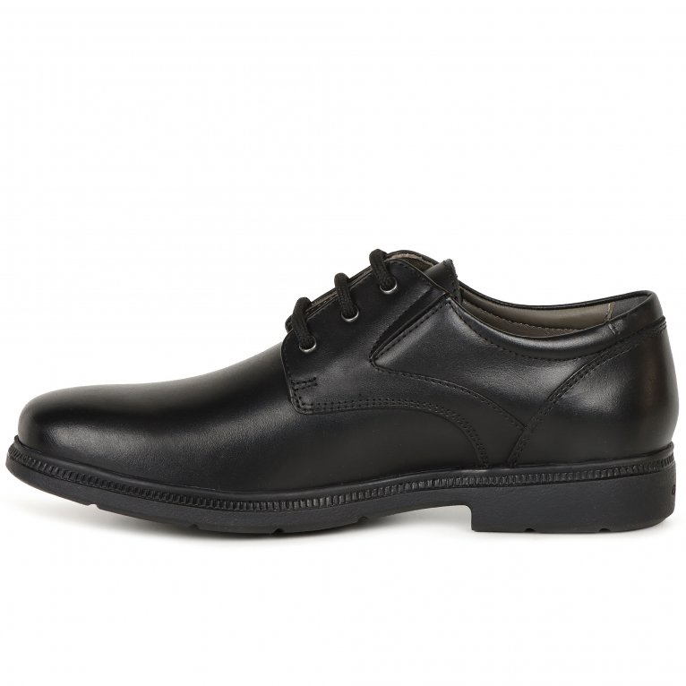 Charles Clinkard Geox Junior Federico Plain Boys Senior School Shoes