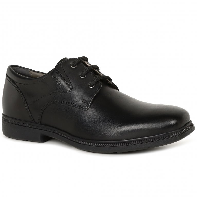 charles clinkard Geox Junior Federico Plain Boys Senior School Shoes