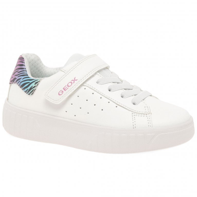 charles clinkard Geox Junior Mikiroshi G Girls Trainers