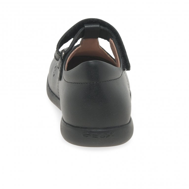 Charles Clinkard Geox Junior Naimara T-Bar Girls School Shoes