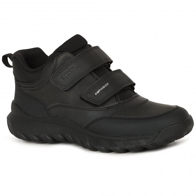 charles clinkard Geox Junior Simbyos Boys School Shoes