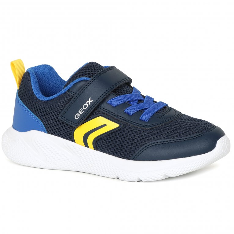 charles clinkard Geox Junior Sprintye Boys Sports Trainers