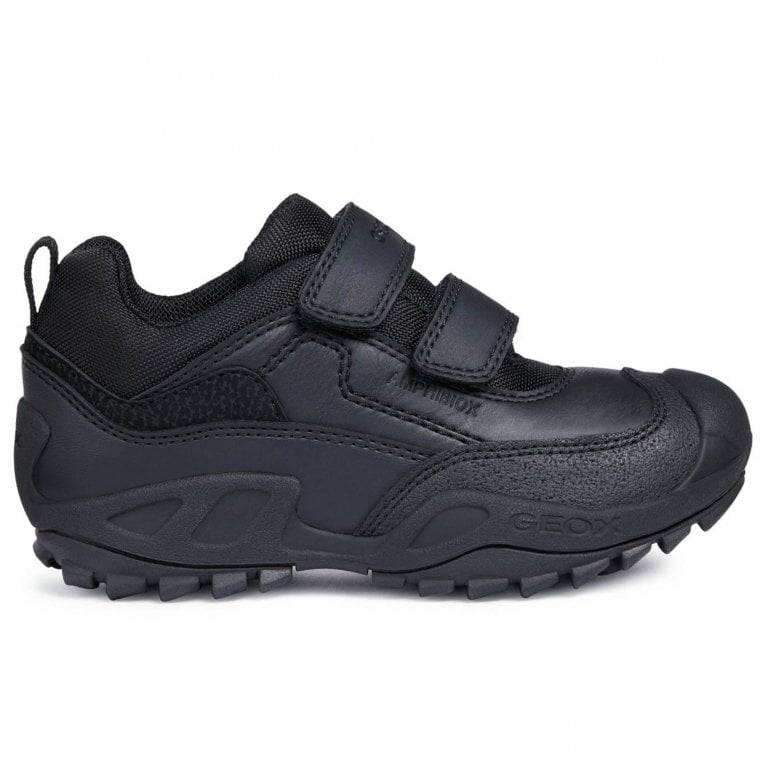 Charles Clinkard Geox New Savage Boys Junior School Shoes