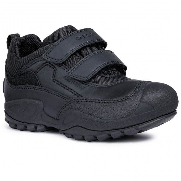 charles clinkard Geox New Savage Boys Junior School Shoes