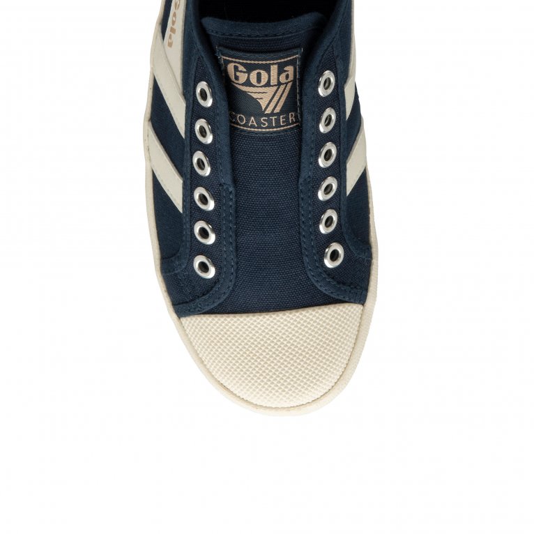 Charles Clinkard Gola Coaster Slip Womens Canvas Trainers
