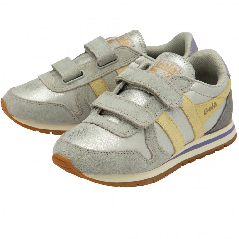 Charles Clinkard Gola Daytona Blaze Strap Girls Trainers