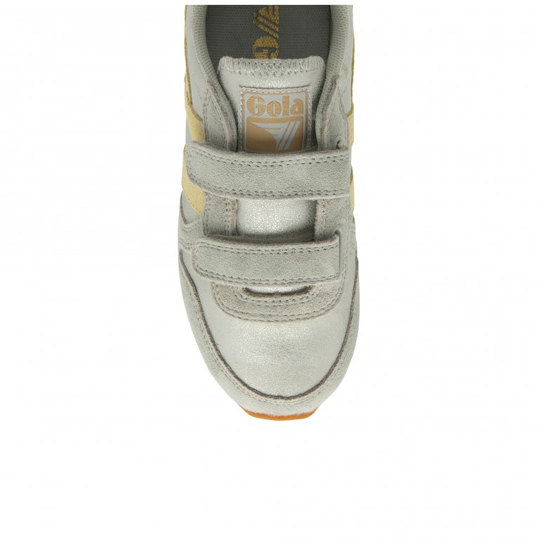 Charles Clinkard Gola Daytona Blaze Strap Girls Trainers