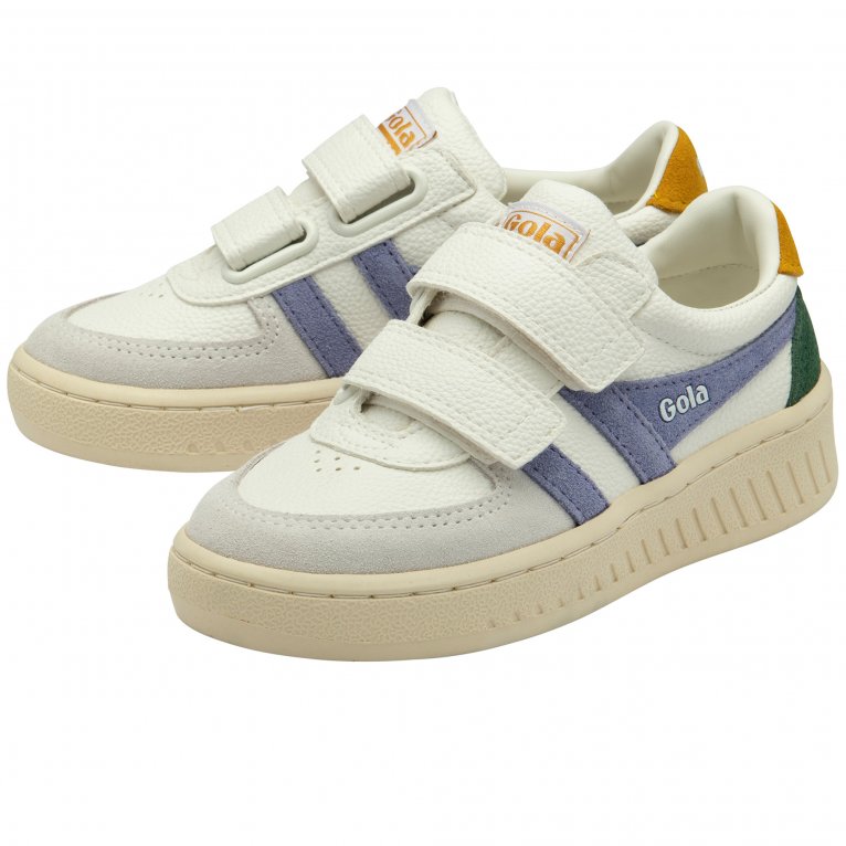 Charles Clinkard Gola Grandslam Trident Strap Girls Trainers