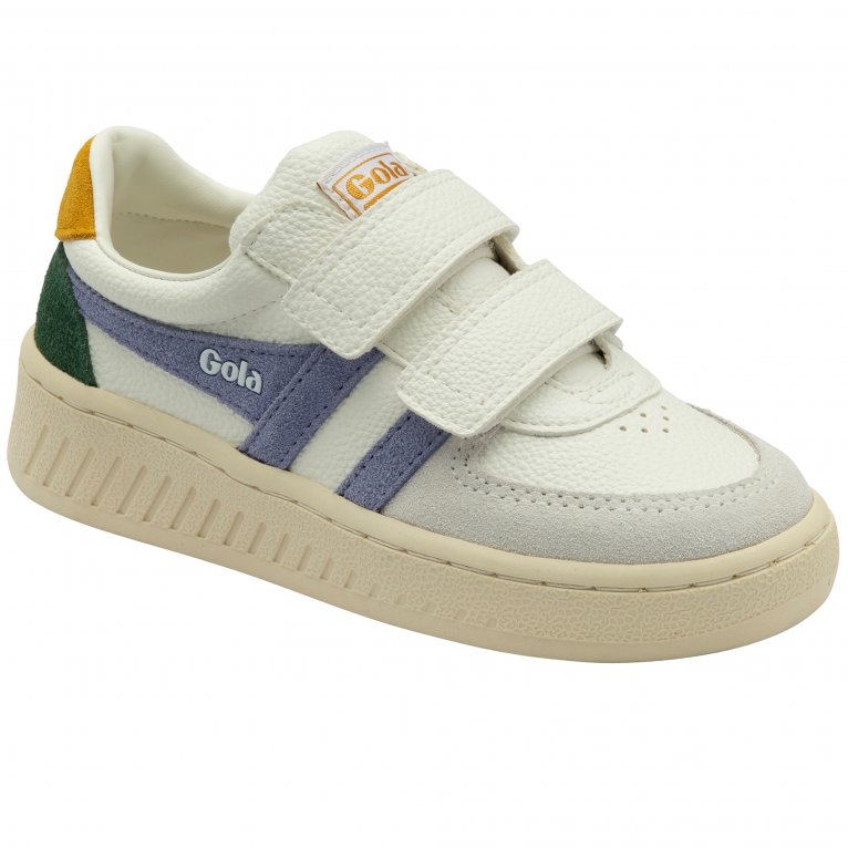charles clinkard Gola Grandslam Trident Strap Girls Trainers