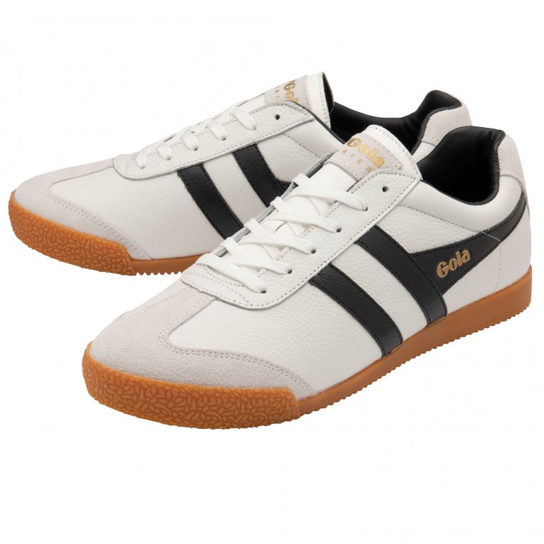 Charles Clinkard Gola Harrier Leather Mens Trainers