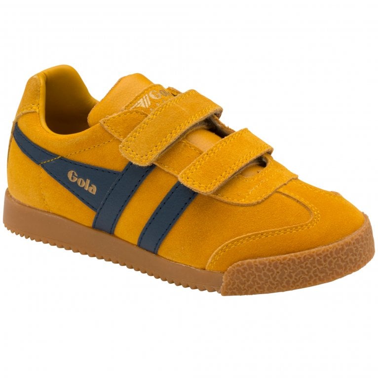 charles clinkard Gola Harrier Riptape Kids Trainers